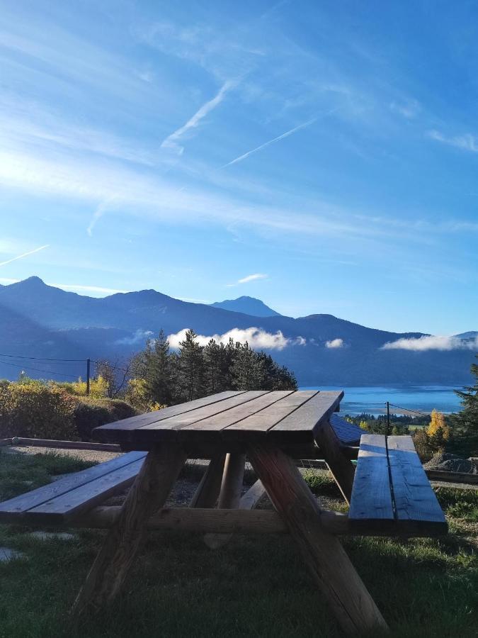 Chambre Vue Lac Av Piscine Prunières エクステリア 写真